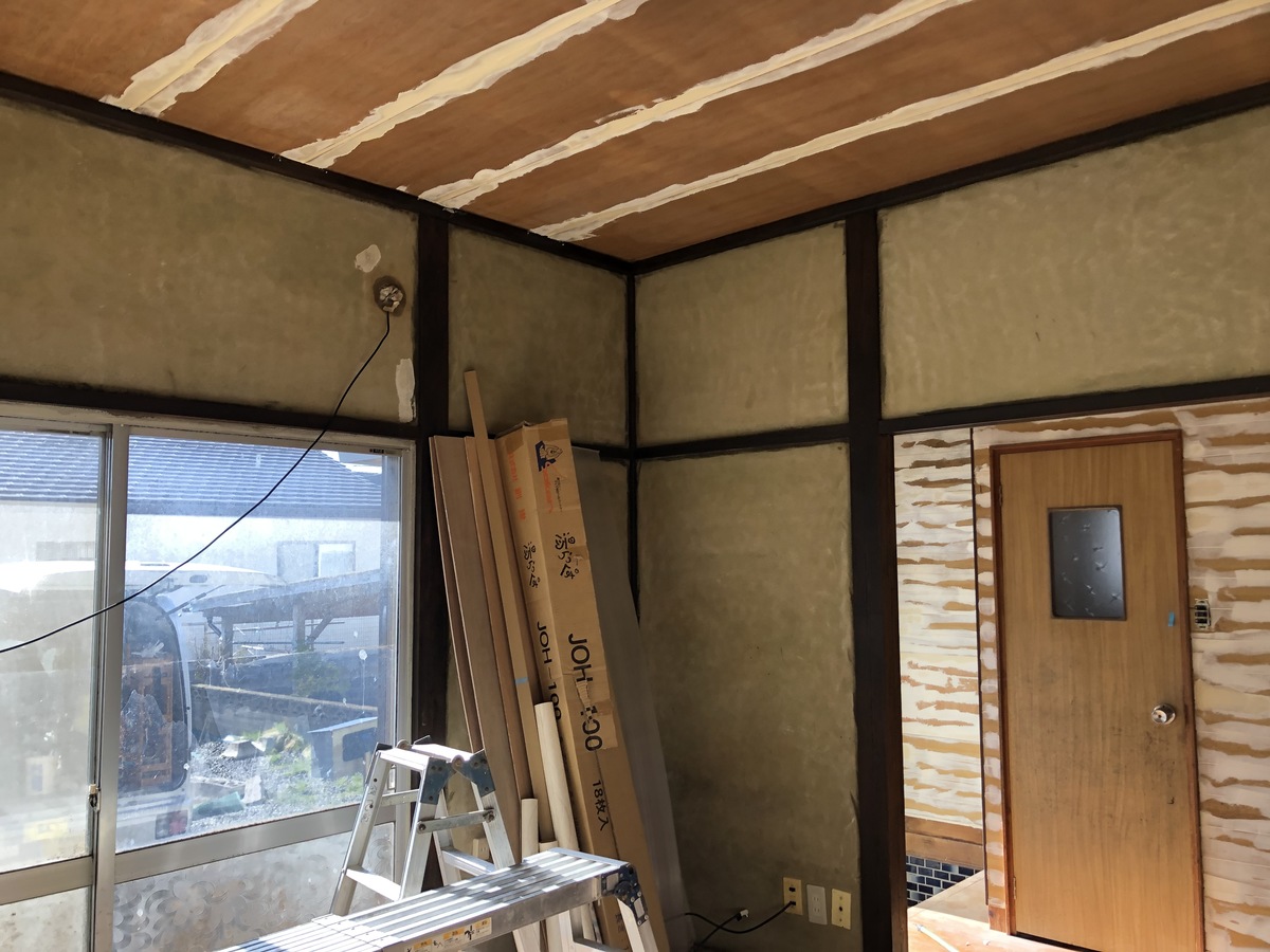 リフォーム 壁紙 薩摩川内の内装 表具工事 神風堂